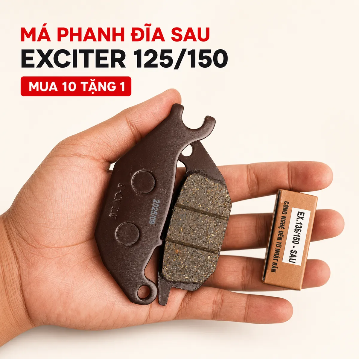 Phụ tùng Yamaha Exciter 135, Exciter 150: bát phốt, má phanh, vòng bi và đồ máy